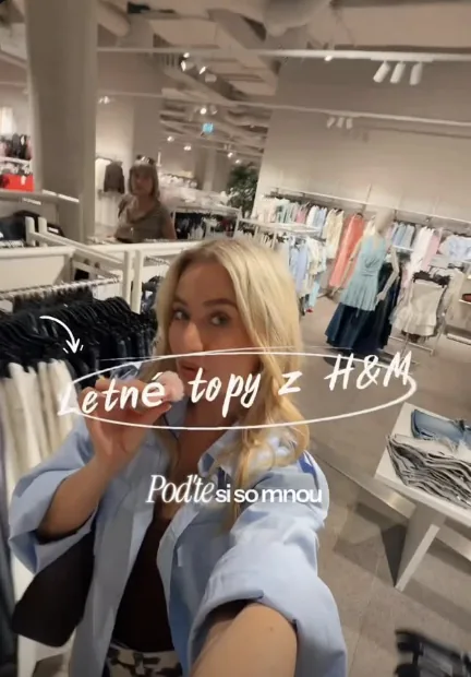 Letné topy z H&M
