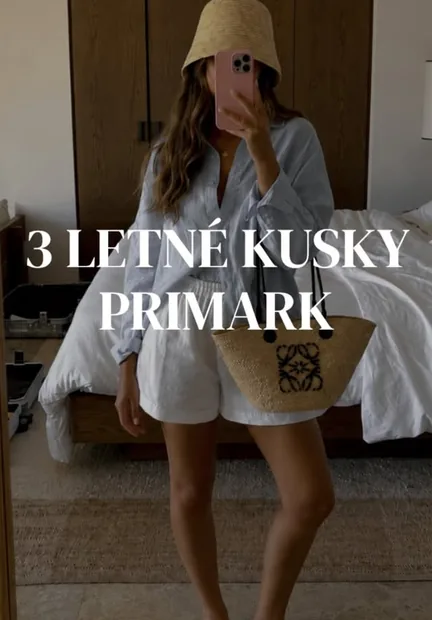 Tri letné kúsky z Primarku