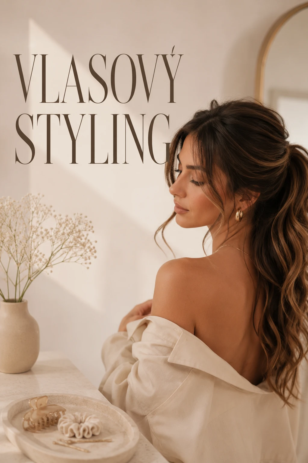 Vlasový styling, upravený účes