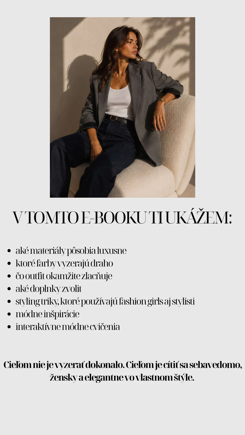 Ukážka strany z e-booku Ako vyzerať drahšie