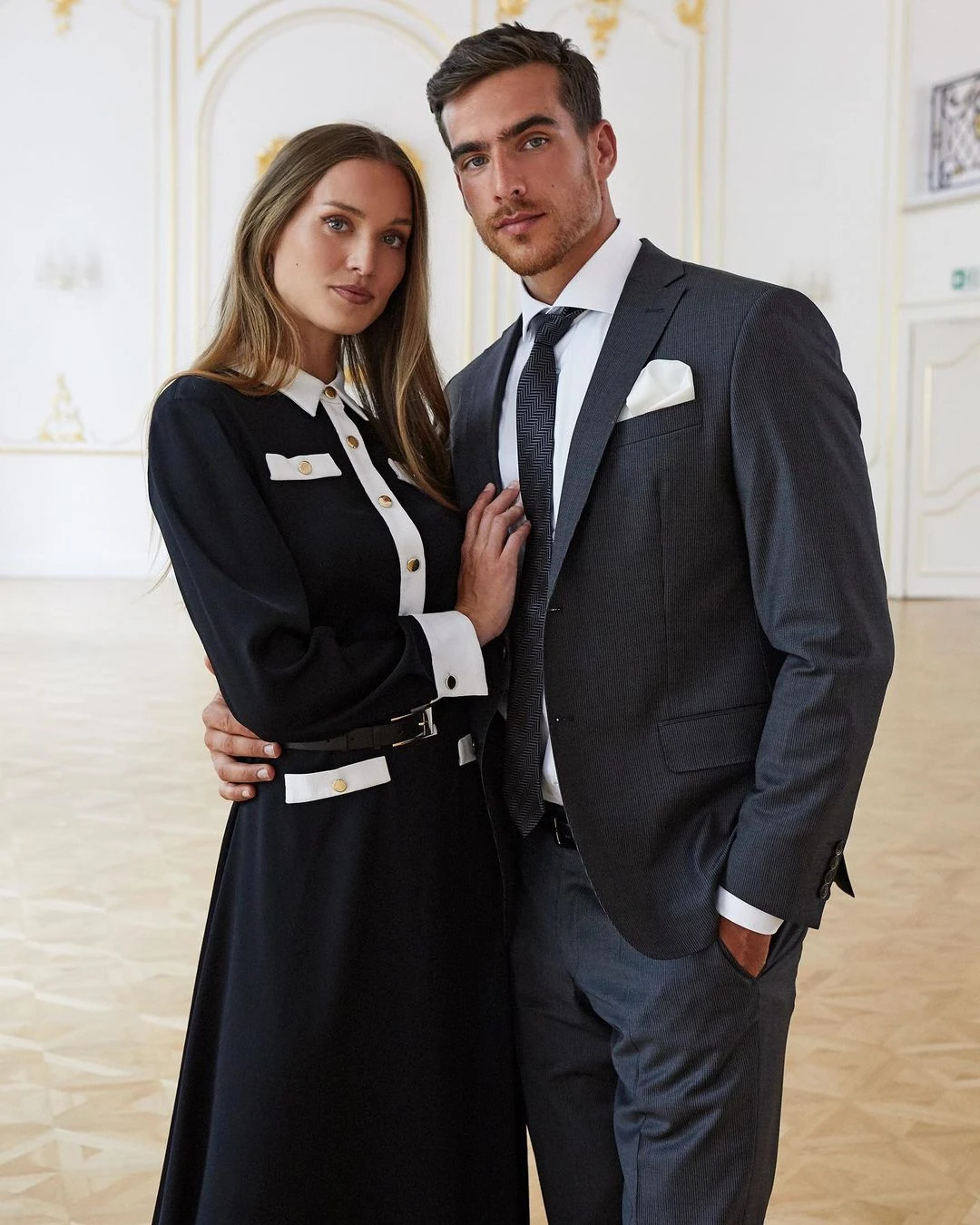 Styling pre ženy aj mužov, elegantný pár